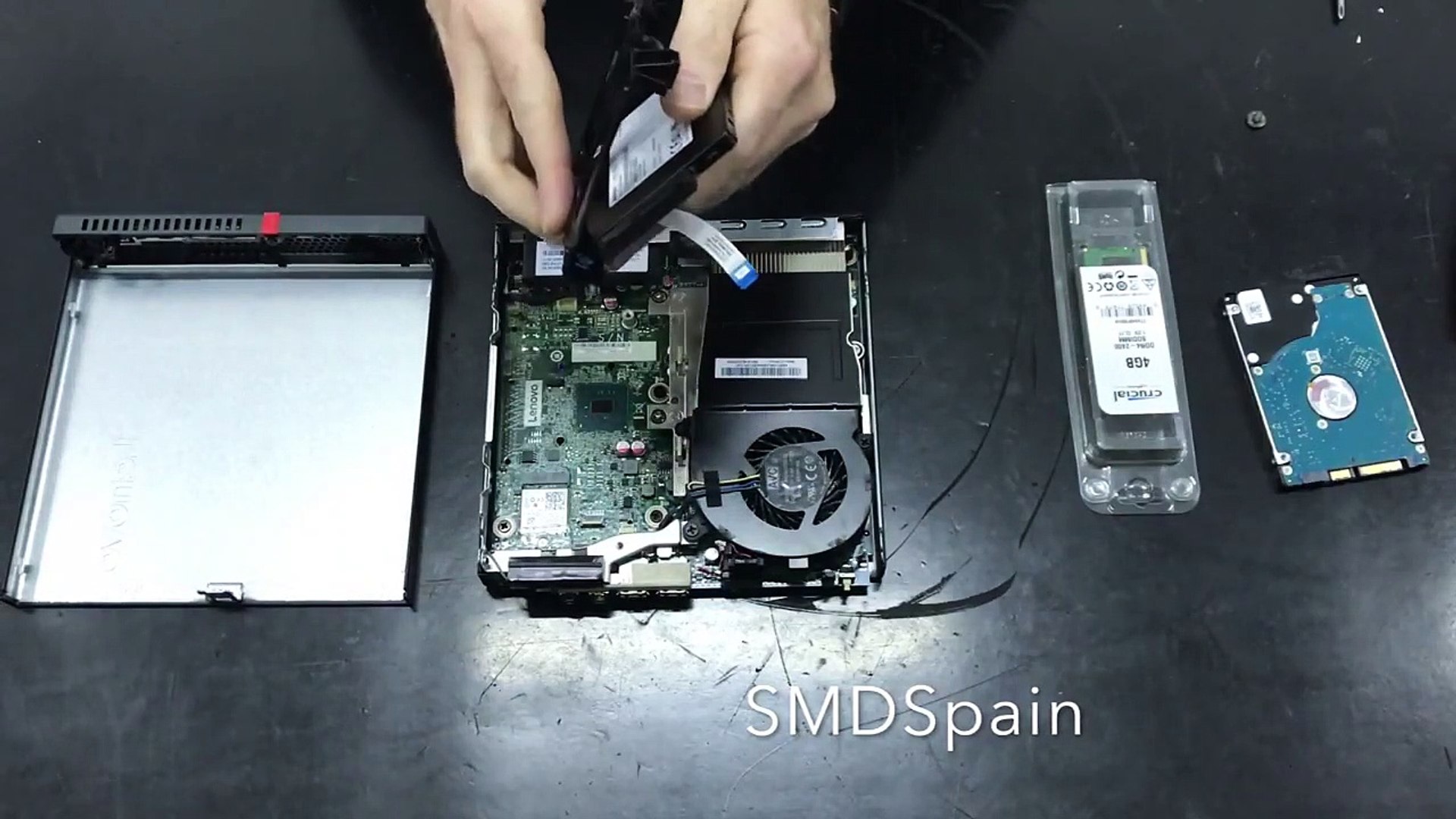 How to Upgrade RAM & SSD Lenovo ThinkCenter M700 series Tiny Disassembly -  video Dailymotion