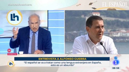 Guerra, sobre el pacto con Bildu: "Hay muchos españoles con un nudo en la garganta"