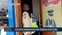 Satlantas Amankan 2 Pria Pembawa Paket Sabu