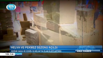 Soğuk hava ve covid 19 helva’ya olan ilgiyi artırdı