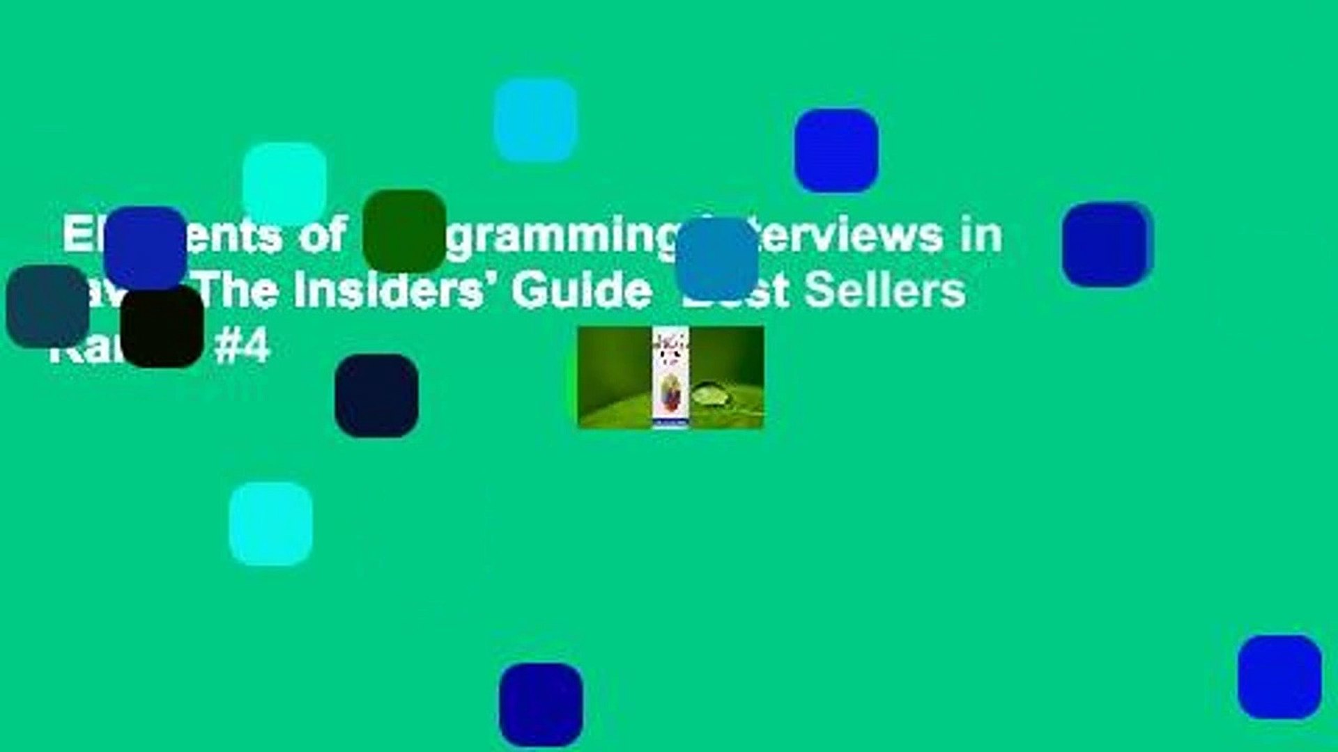 Elements of Programming Interviews in Java: The Insiders' Guide  Best Sellers Rank : #4
