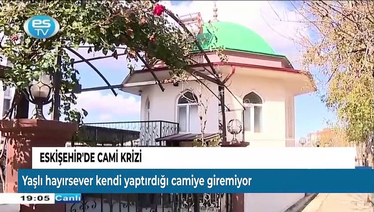 Eskişehir'de cami kriz