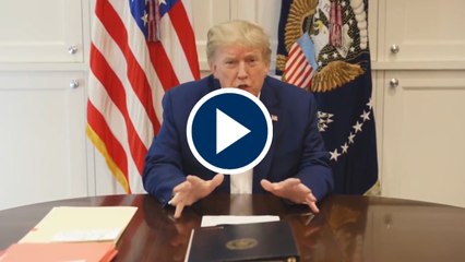 Trump está seguro de que los medios han hecho "ascender" a Biden