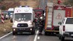 MARDİN - Hafif ticari araç ve kamyon çarpıştı: 1 ölü, 2 yaralı