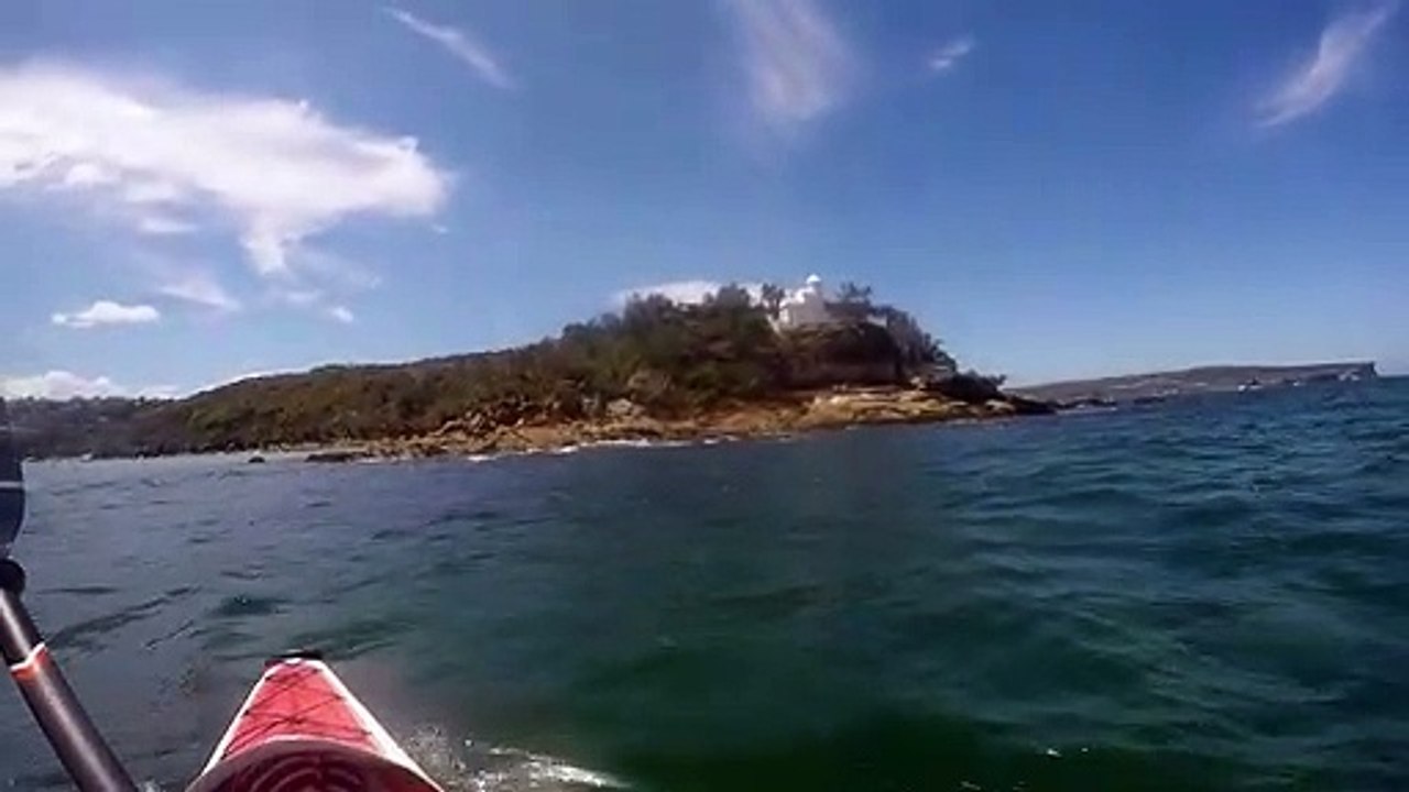 Sydney Harbour kayaking with a KXOne Slider 410 inflatable kayak