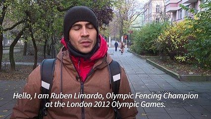 Olympic champion turns delivery rider to make ends meet