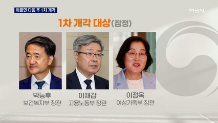 이르면 다음 주 장관 3,4명 교체…강경화·김현미 유임 가닥