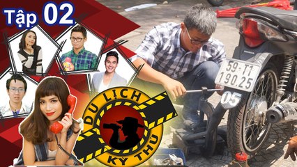 DU LỊCH KỲ THÚ | Tập 2 FULL | Thiên Vương học vá xe | Miko chào thua cụ bà U80 | 280416