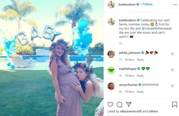 Kate Hudson 'over the moon' as brother Wyatt Russell is to be a dad