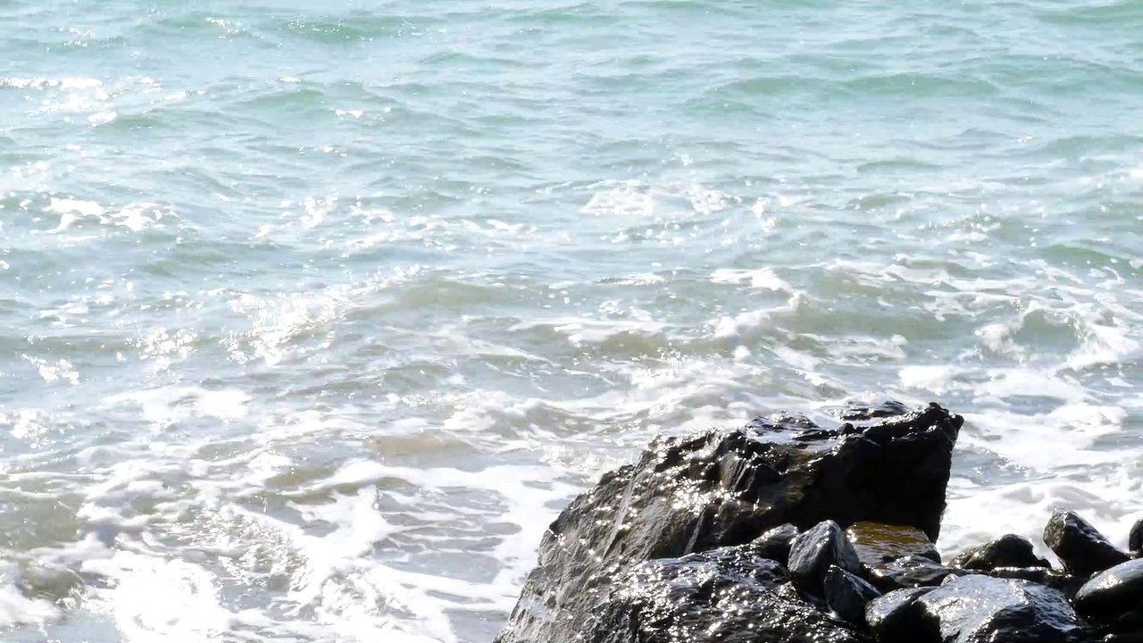 Sea Beach Oceannatural beautiful royalty Free Stock no copyright video Free for commercial use dron dron aerial view (5)