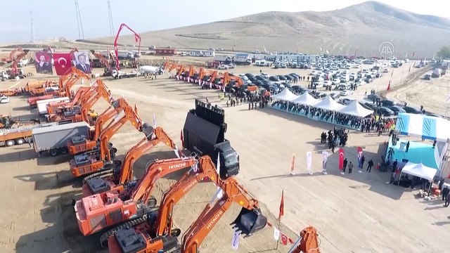 DENİZLİ - Aydın-Denizli Otoyolu'nun temel atma töreni