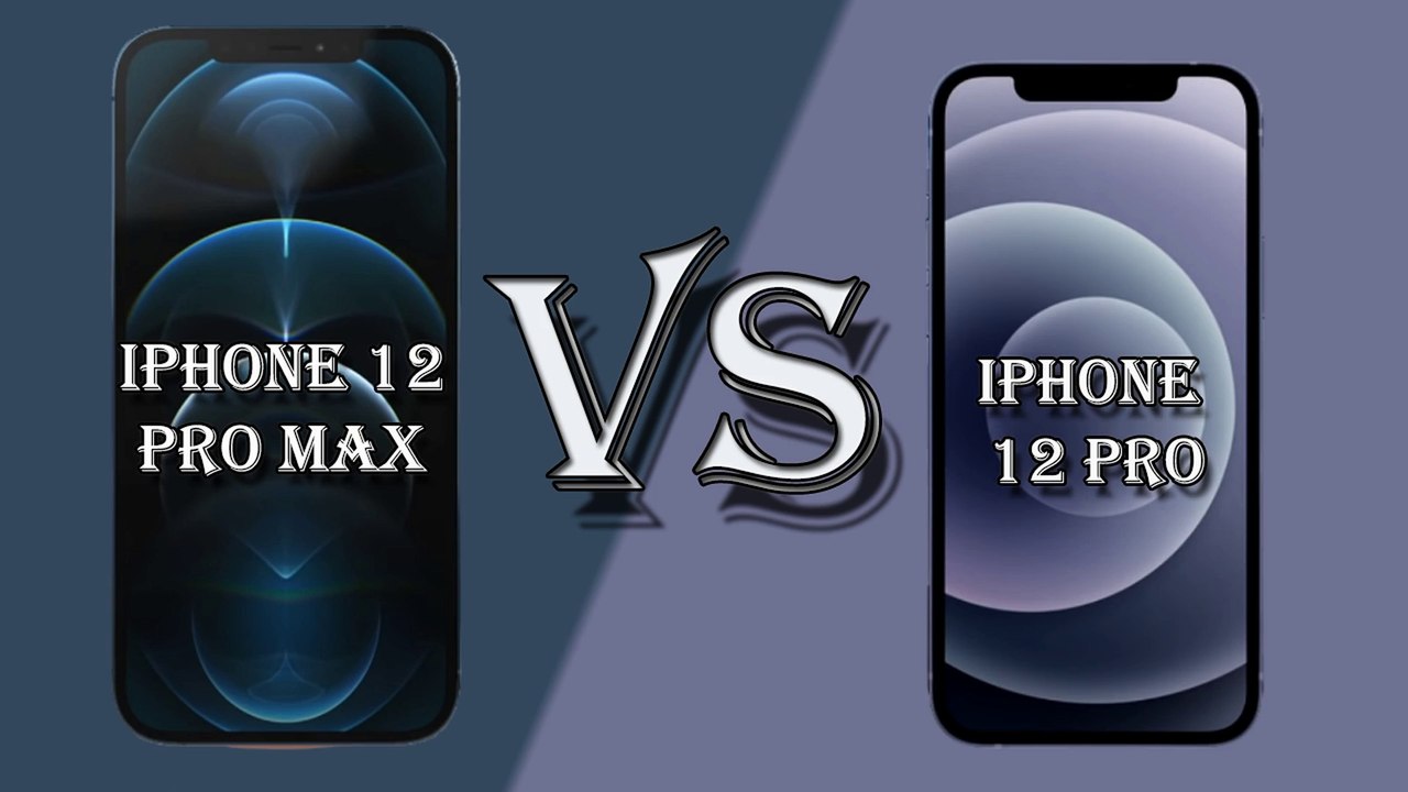 IPHONE 12 PRO MAX VS IPHONE 12 PRO COMPARISON
