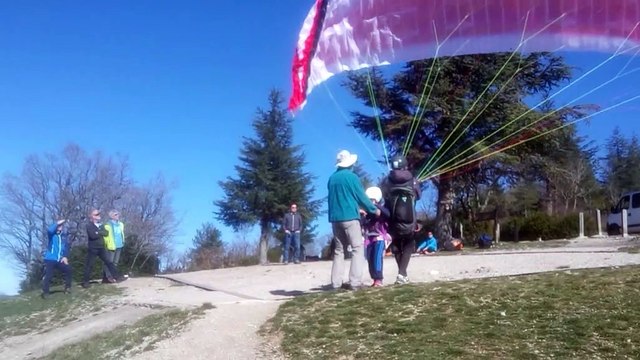 Familles Rurales Vallée de la Suippe - VTT...non, parapente - on saute en Lozere / Les Causses Noires - 02/2020