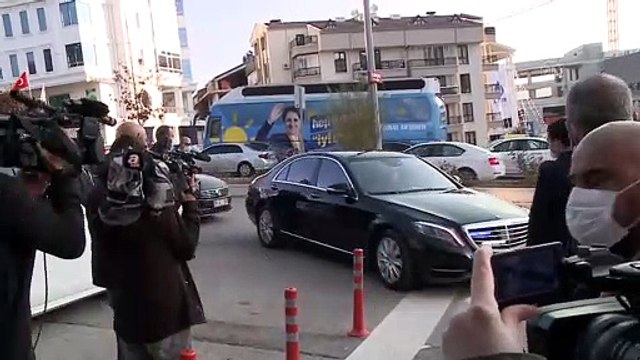 ANKARA - Gelecek Partisi Genel Başkanı Davutoğlu, İYİ Parti Genel Başkanı Akşener'i ziyaret etti