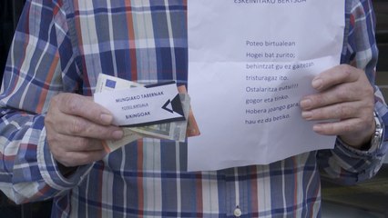 Mungia protagoniza un solidario gesto vecinal con la hostelería