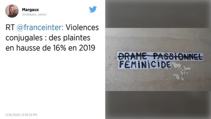 Violences conjugales: 142.310 victimes en 2019, en hausse de 16%