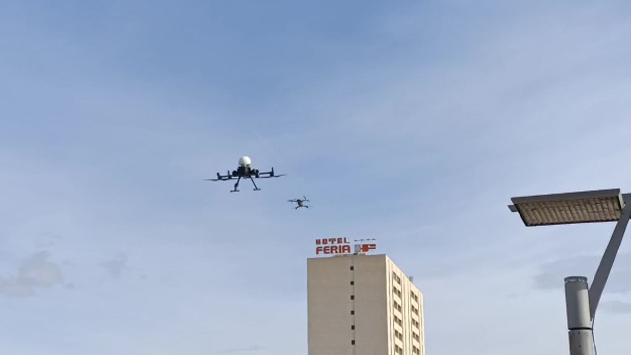 Drones transportan material sanitario de emergencias en la Comunitat Valenciana