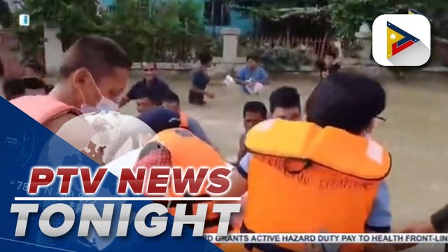 #PTVNewsTonight | Government agencies and non-government organizations distribute relief goods to affected residents in Tuguegarao