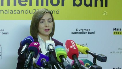 KİŞİNEV - Moldova’da Batı yanlısı Maia Sandu ilk kadın cumhurbaşkanı oldu