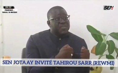 Tahirou Sarr, ex membre du Secrétariat général de Rewmi "Idrissa Seck a vendu la présidentielle"