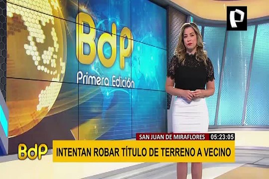 SJM: PNP capturó a delincuentes que intentaron robar titulo de terreno a vecino