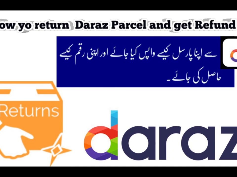 How to return Daraz parcel  and refund  payment