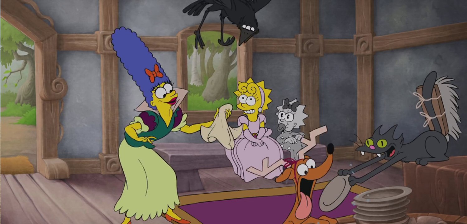 The Simpsons - Disney Couch Gag By Eric Goldberg (English) HD
