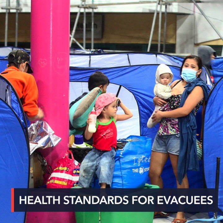 DOH: Apply health standards to avoid COVID-19 surge in evacuation centers