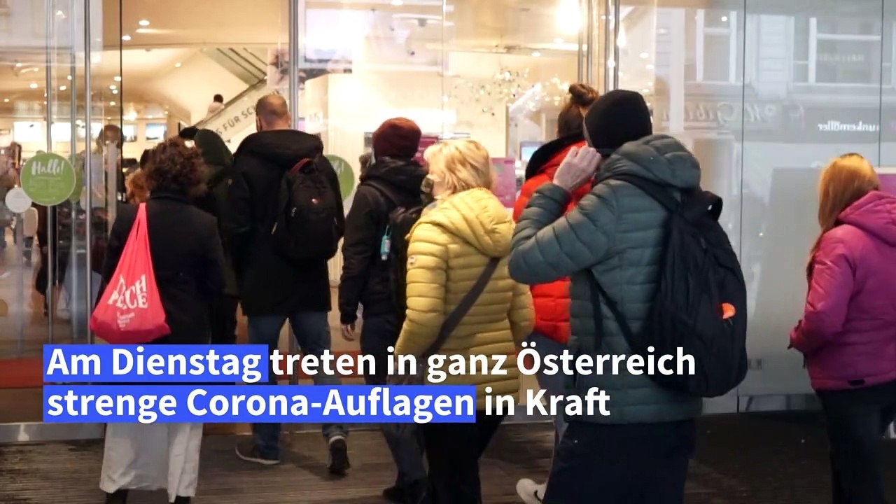 Österreicher decken sich vor dem neuen Lockdown ein