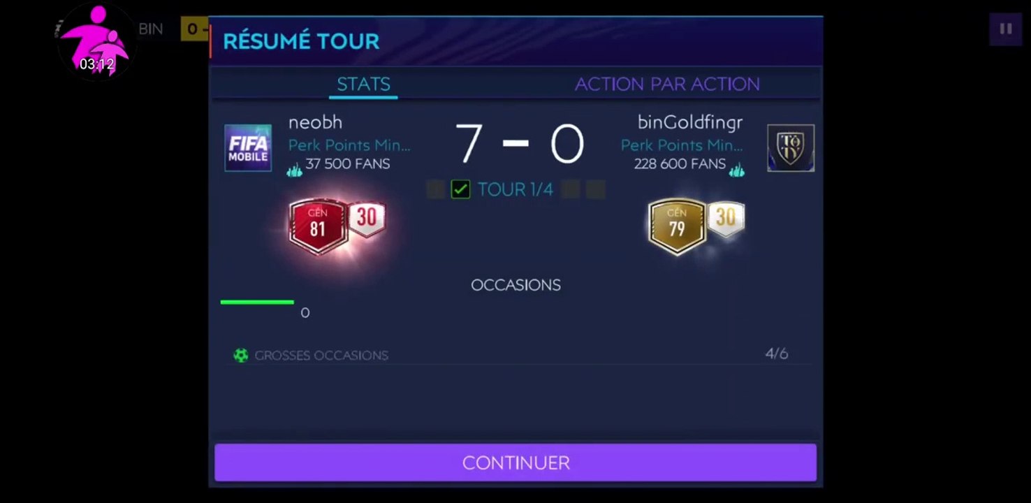 FIFA MOBILE 21 - GamePlay #10 - MA LIGUE #1