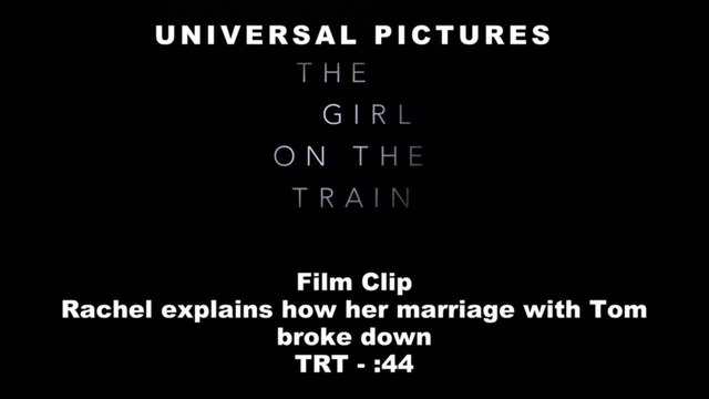The Girl On The Train - Clip Rachel Explains Marriage Breakdown (English) HD