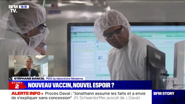 Stéphane Bancel (Moderna) sur le vaccin anti-Covid: Notre priorité, c'est de vacciner la population à risque soit en fin d'année, soit début 2021