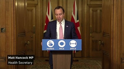 Hancock announces order of 5 million Moderna jabs