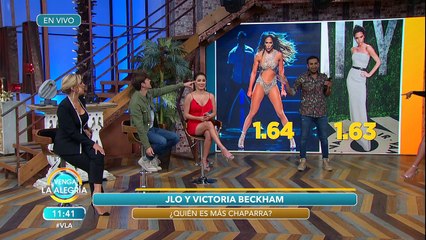 ¡Checa qué equipo fue mejor adivinando la estatura de estas celebridades! | Venga La Alegría