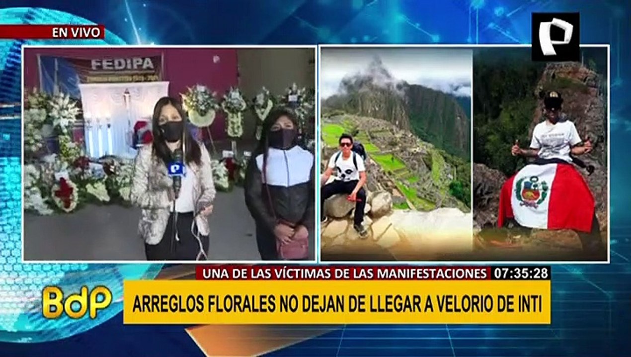 Inti Sotelo: ciudadanía colma de arreglos florales velatorio en el Rímac