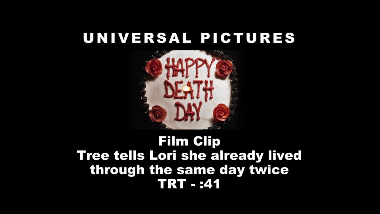 Happy Death Day - Clip Tree tells Lori she already lived through the same day twice (English) HD