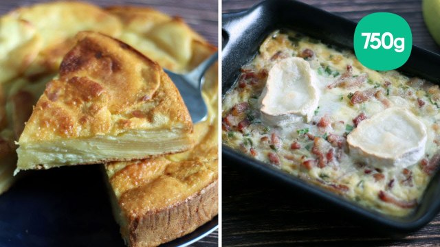 2 délicieuses recettes sucrées et salées à base de pommes - 750g