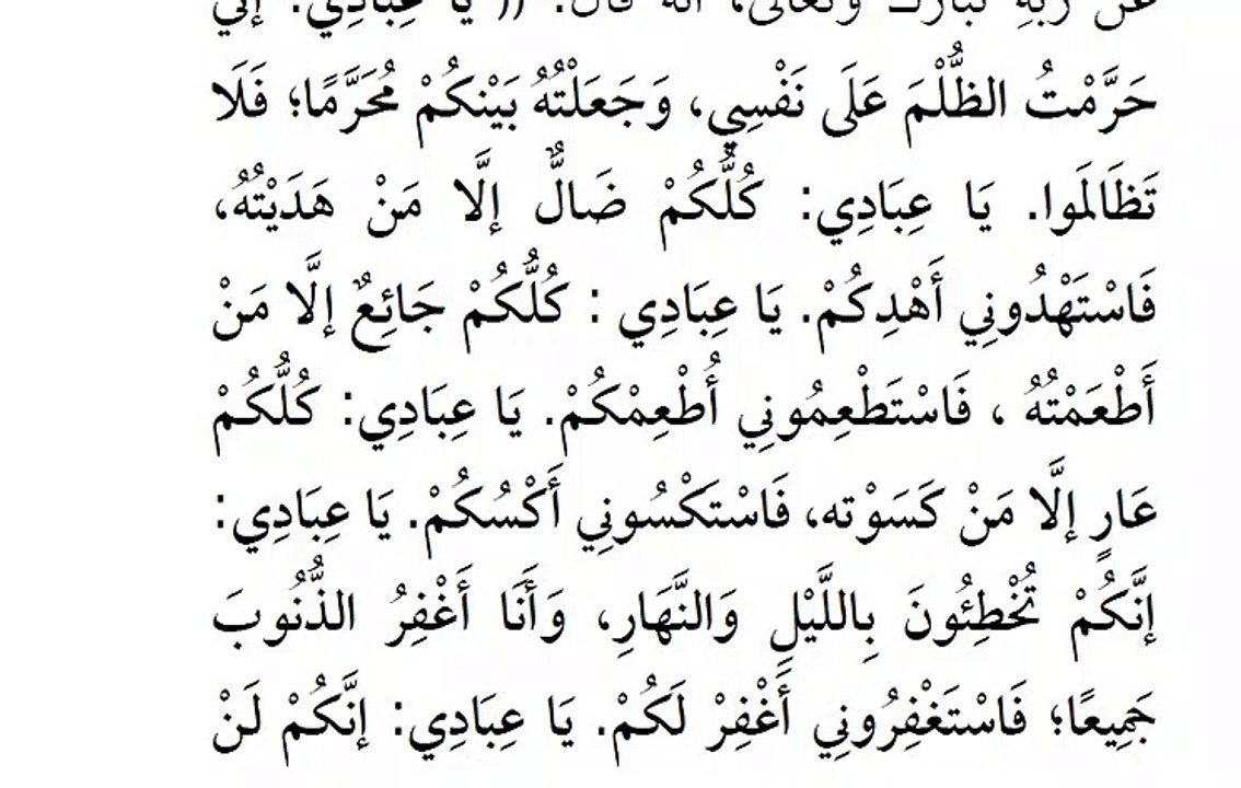 احاديث السنه النبويه الشريفه الاربعين الصحيحه