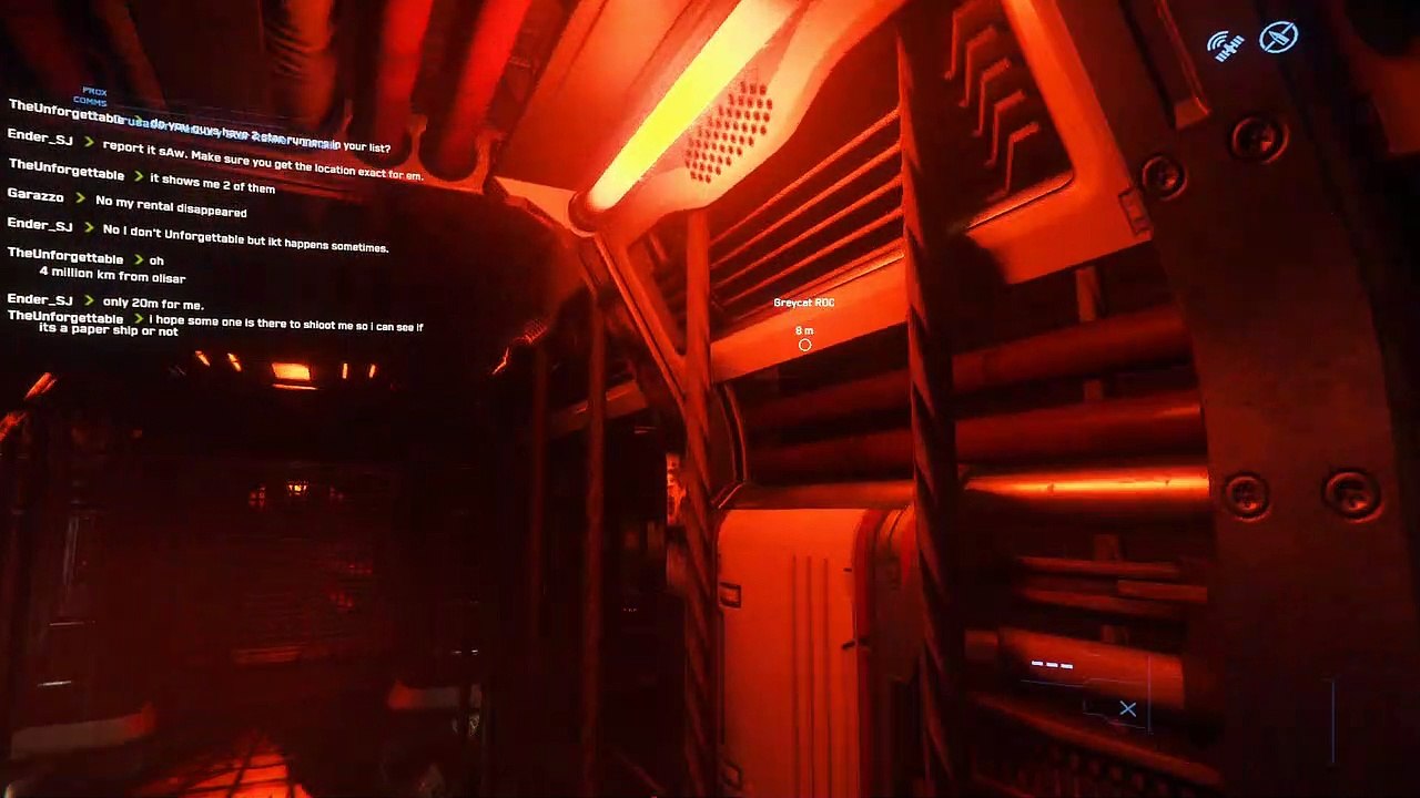 Star Citizen 2020, 11-16 00;04;11 Summoning Ship with ROC in it After Storage Causes ROC to Spawn In Corridors