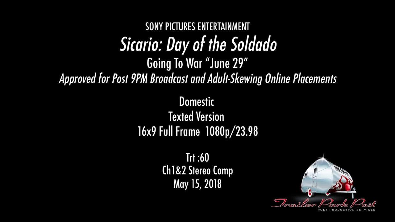 Sicario Day Of The Soldado - Featurette Going to War (English) HD