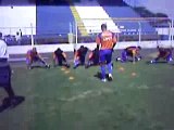 Warm up Football Training in Rio Claro F.C