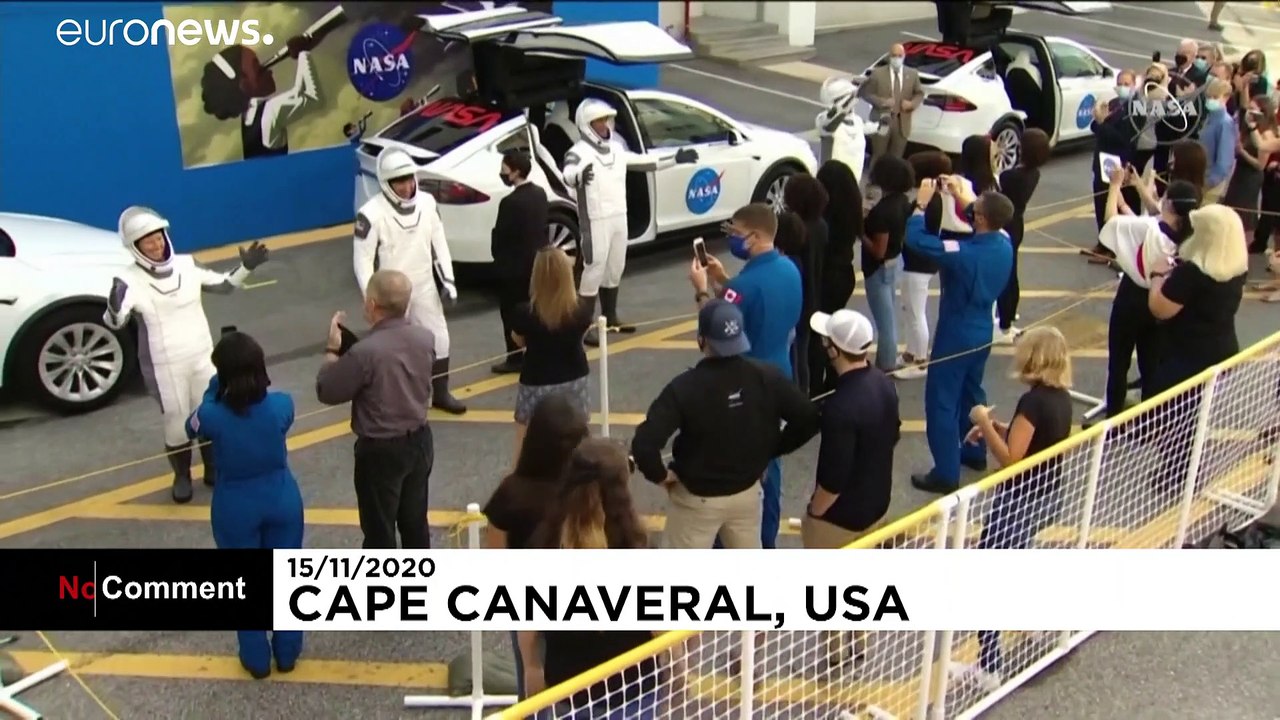 Vier Astronauten starten mit neuem SpaceX-Raumschiff ins All