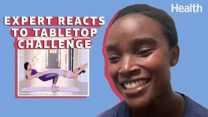 Lauren Williams reacts to the #TabletopChallenge | TikTok Challenge | Health vs. The Internet