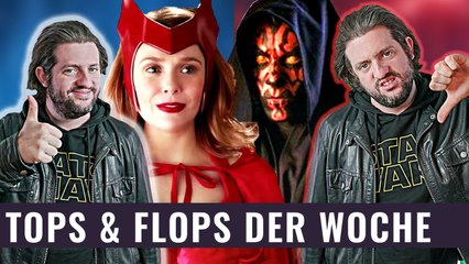 Erste Infos zu WandaVision & George Lucas Star Wars Sequel Trilogie | Top und Flop
