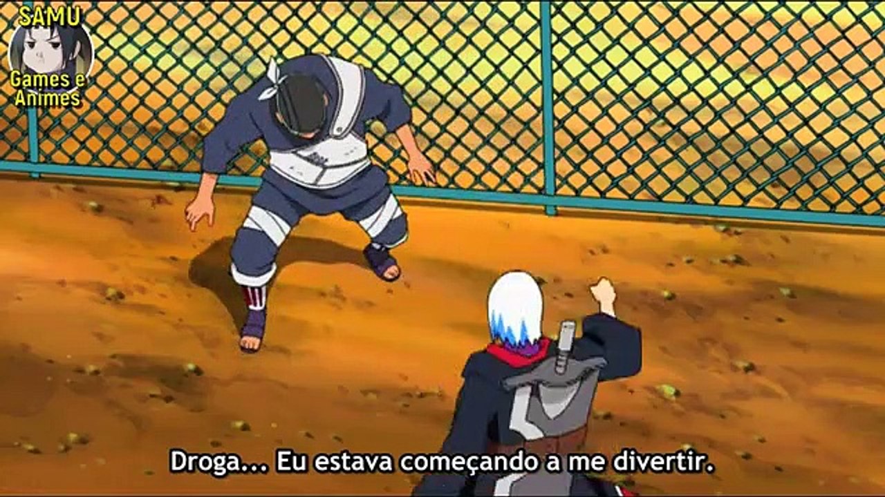SASUKE VS KILLER BEE - Kakashi Hatake e Naruto Uzumaki procuram Sasuke e ele brabo usa amaterasu !