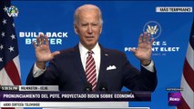 Ahora desde Willmington - Pronunciamiento del Pdte. proyectado Biden y la vicepdte. Harris sobre economía