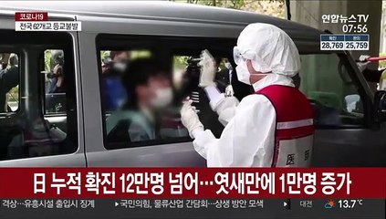 日 누적 확진 12만 명 넘어…엿새만에 1만명대 발생