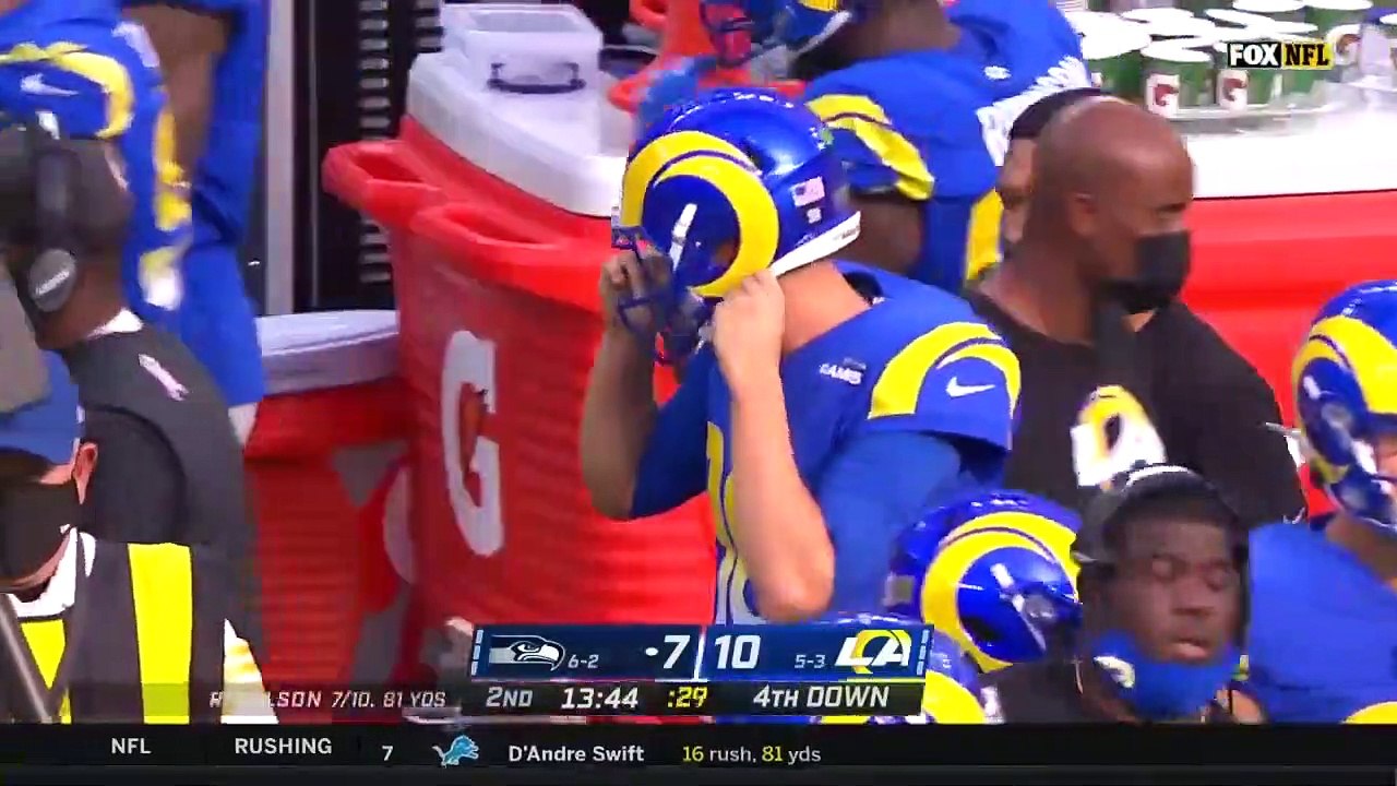 NFL 2020 Seattle Seahawks vs Los Angeles Rams Full Game Week 10