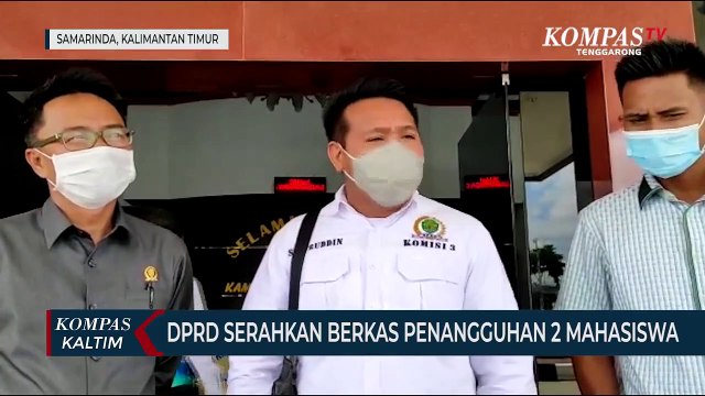DPRD Serahkan Berkas Penangguhan Tahanan 2 Mahasiswa