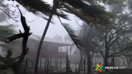 tn7 Iota toca tierra en el Caribe Norte de Nicaragua - 161120